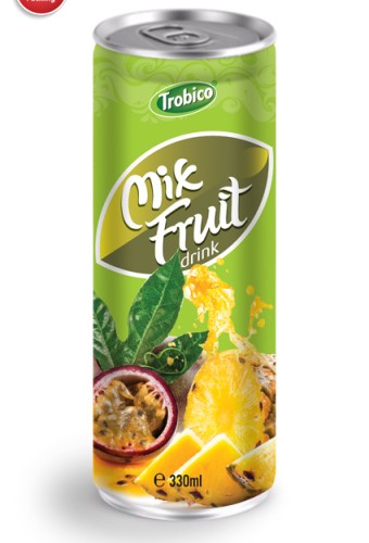 Mix fruit drink alu can 330ml